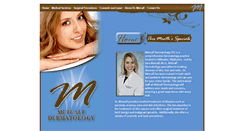 Desktop Screenshot of metcalfderm.com